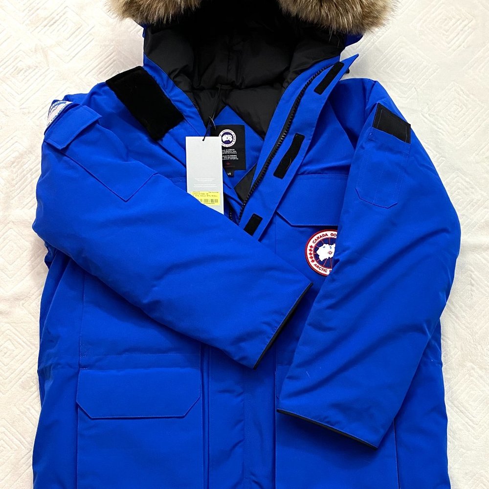 CANADA GOOSE Men's Expedition Parka Style 4565MPB PBI Blue Size L